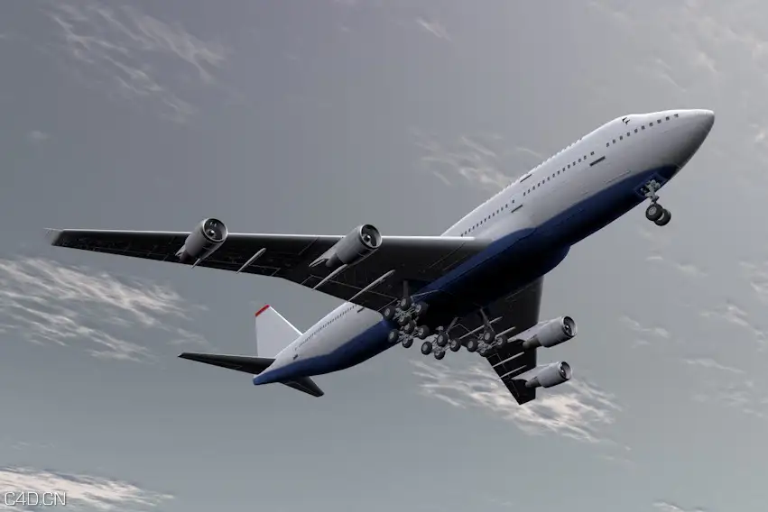 波音747大型客机C4D模型 Boeing 747 - C4D之家 - cinema4d_ 2016-01-18 12.02.04.jpg