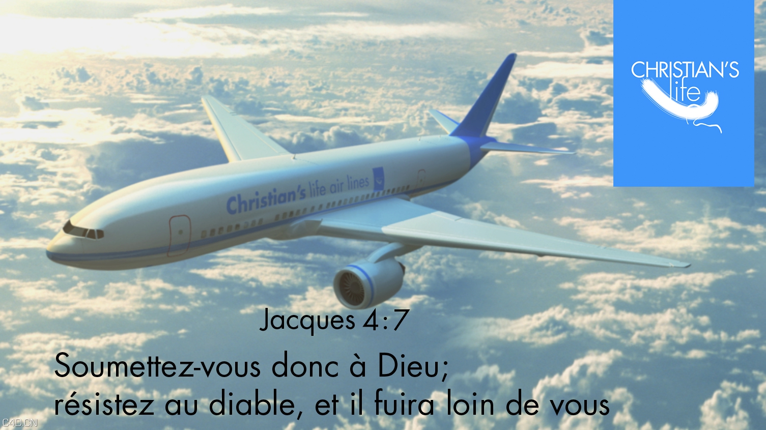 波音客机C4D模型 Boeing Christian's life.