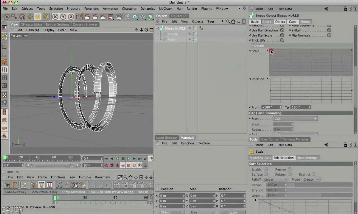 GSG灰猩猩中文音译教程第三期：C4D基础建模介绍