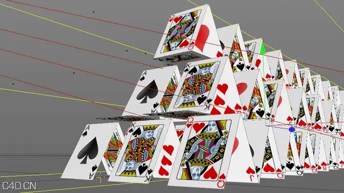 C4D克隆扑克牌动画 HOW TO OFFSET ANIMATION IN CLONES TO BUILD A CARD HOUSE - C4D之家 - Cinema-4D-How-to-Offset-Animation-in-Clones-to-Build-a-Card-House-Tutorial.jpg