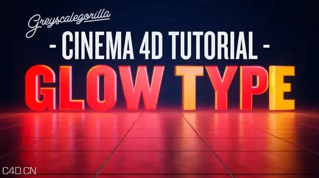 C4D制作闪烁的标题文字动画 How To Animate A Blinking Title Card With Mograph