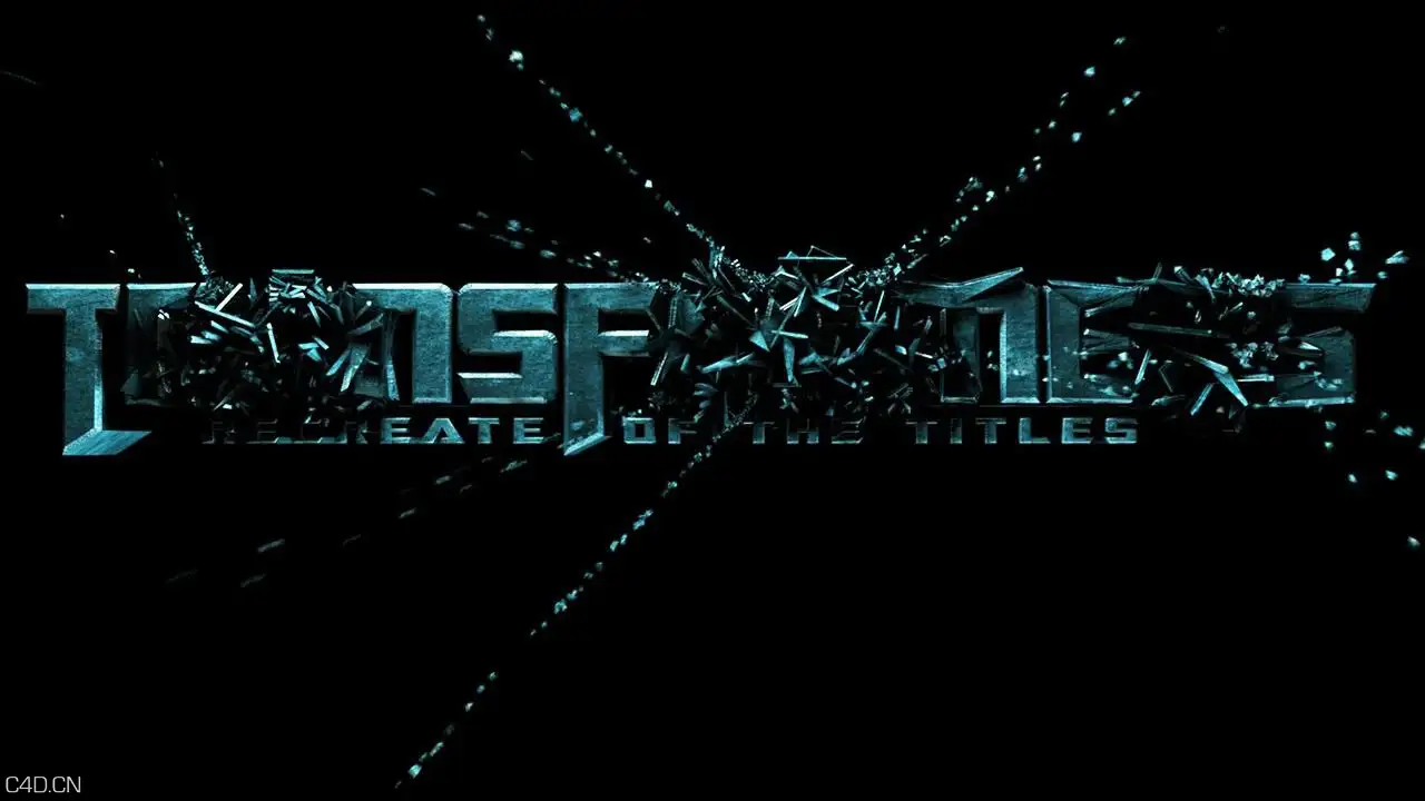 C4D文字破碎动画教程 - C4D之家 - Transformers titles in Cinema 4D tutorial-HD_20160128093809.JPG