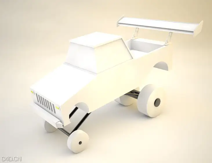 卡车C4D简模 Fliso Truck 3d model - C4D之家 - cinema4d_ 2016-01-28 17.59.19.jpg