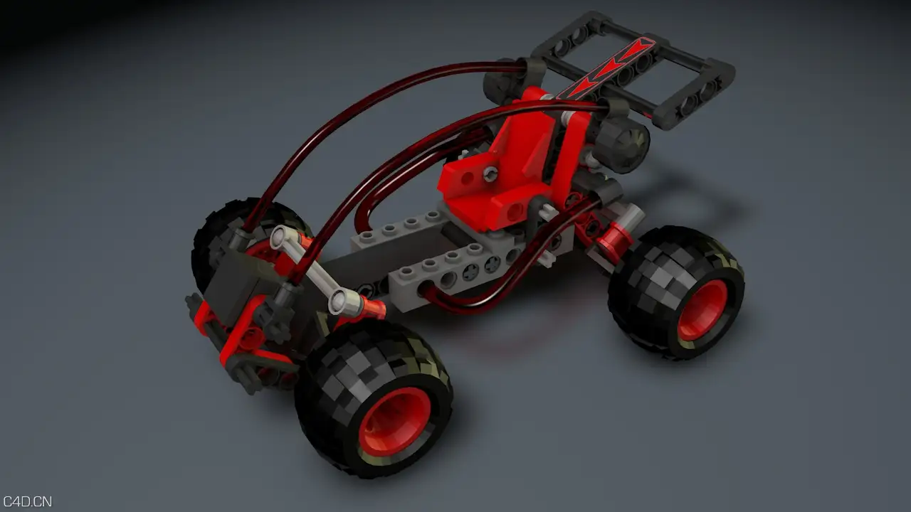 乐高后驱沙滩赛carC4D模型 LEGO Buggy II 3d model - C4D之家 - Buggy.jpg