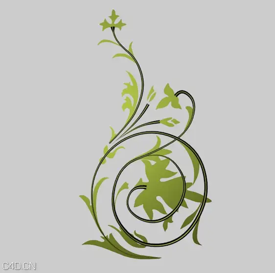C4D墙面装饰花纹生长动画工程 decorative pattern - C4D之家 - cinema4d_ 2016-01-28 19.45.41.jpg