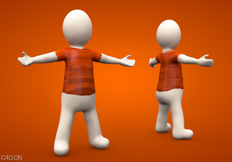 三维小人模型 Three dimensional model