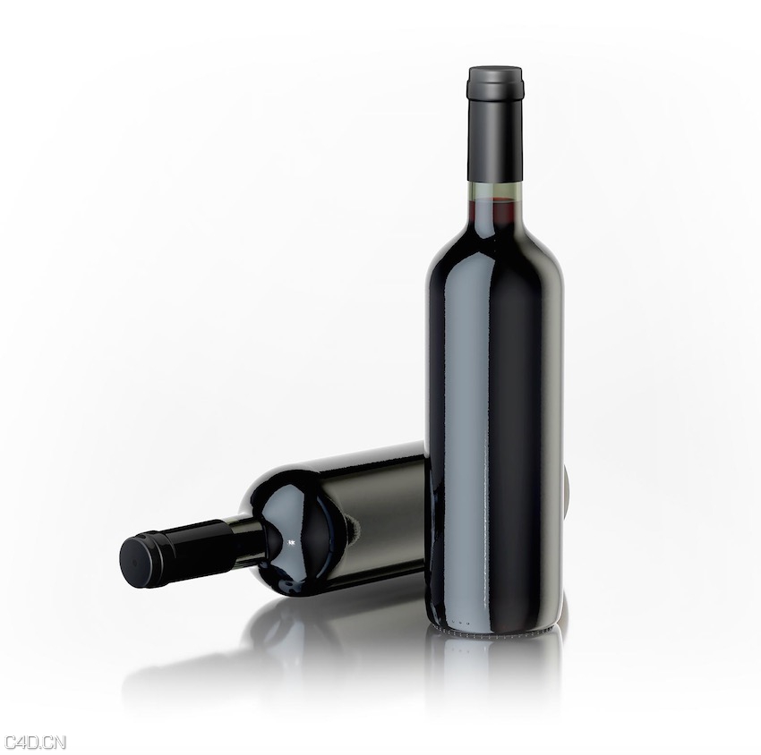 红酒酒瓶C4D模型 wine bottle 3d model - C4D之家 - cinema4d_ 2016-02-05 14.40.14.jpg