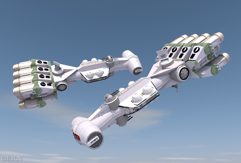 星球大战科幻战舰飞船C4D模型 Star wars CORVETTE 3d model - C4D之家 - cinema4d_ 2016-02-05 15.11.18.jpg