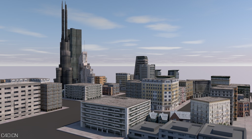 城市场景C4D模型 The City 3d model - C4D之家 - cinema4d_ 2016-02-05 19.01.37.jpg