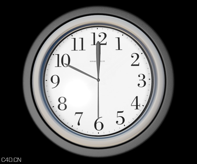 圆型壁挂钟表C4D模型 Wall Clock 3d model - C4D之家 - cinema4d_ 2016-02-05 21.03.51.jpg