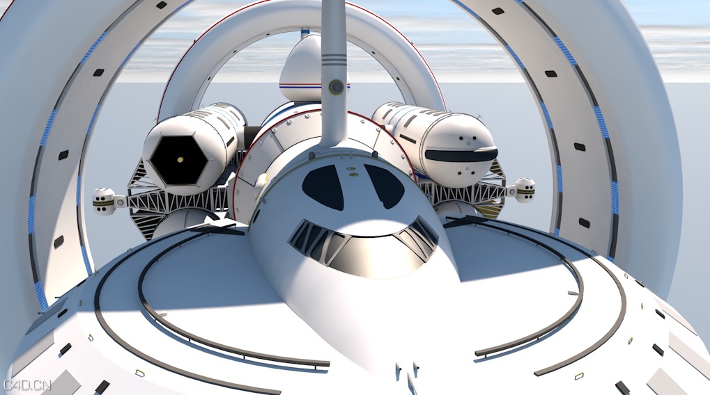 美国航空航天局太空飞船C4D模型 NASA Warp Ship - C4D之家 - cinema4d_ 2016-02-05 21.16.34.jpg