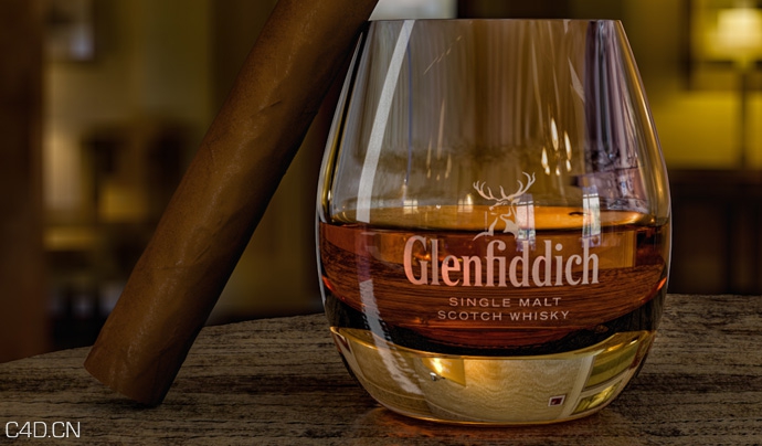 C4D创建一杯威士忌酒的场景视频教程(含C4D工程文件) - C4D之家 - Cinema-4D-Creating-a-Whisky-Scene-using-Nikomedias-Scene-Rig-Pro-Tutorial.jpg