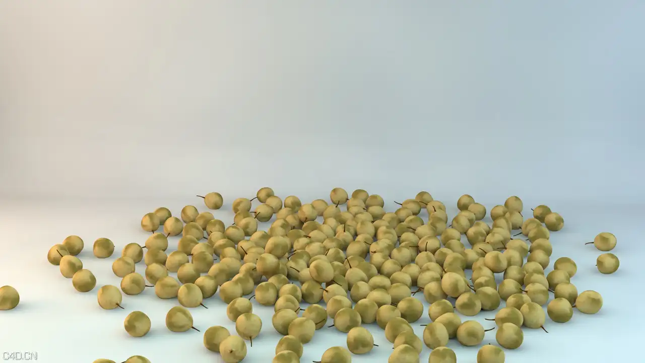 C4D模型文件鸭梨_ 真实模型 - C4D之家 - 水果梨01.jpg
