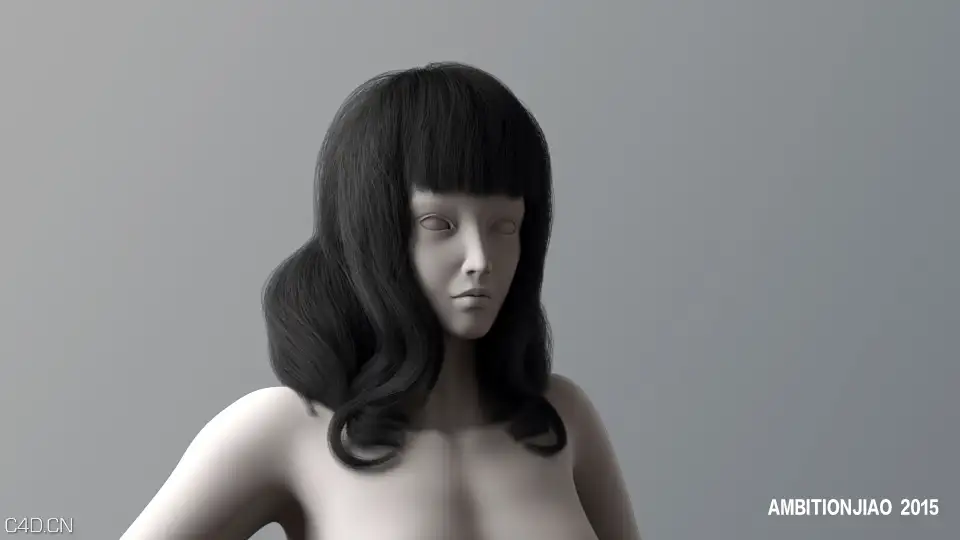 毛发 - C4D之家 - 美女毛发_李学才.jpg