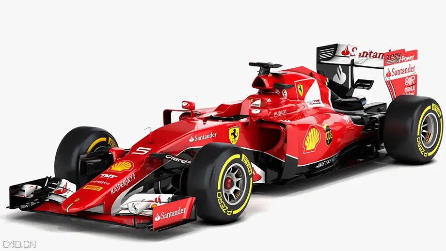 法拉利赛car3D模型 CGTrader 3D MODELS – Ferrari SF15-T Formula 2015