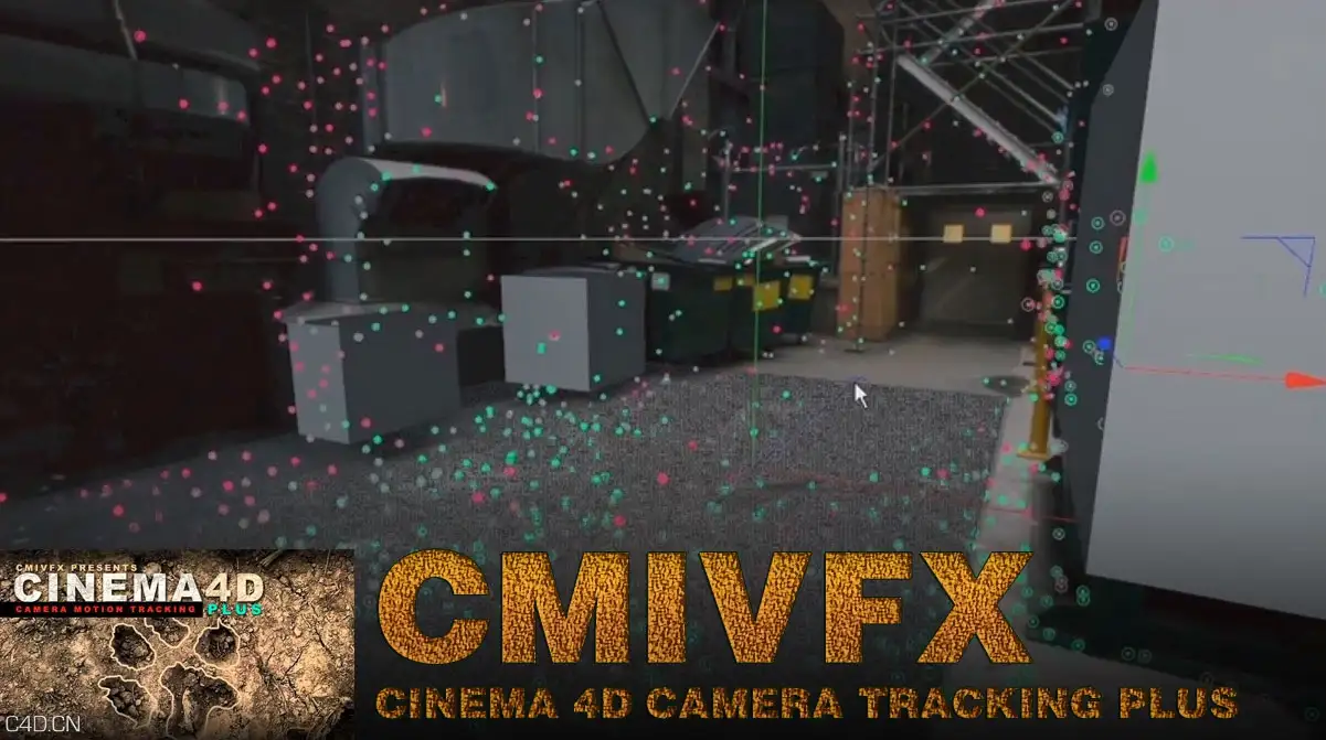 C4D三维摄像机跟踪合成教程 cmiVFX – Cinema 4D Camera Tracking Plus