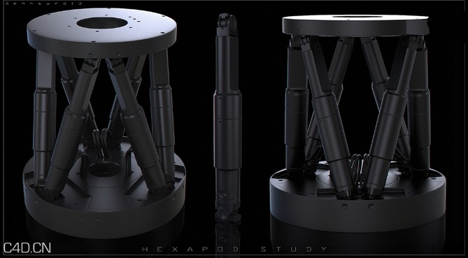 六足机甲机器3D模型 Gumroad – Hexapod Kitbash 3D Part - C4D之家 - 1KwJaTP.jpg