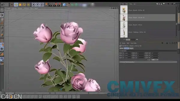 C4D绽放花朵商业级动画制作视频教程 cmiVFX – Cinema 4D Flower Power - C4D之家 - 1455526185_2.jpg