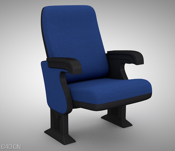 电影院排椅 剧院椅C4D模型 Cinema chair 3D model - C4D之家 - cinema4d_ 2016-03-15 23.29.47.jpg