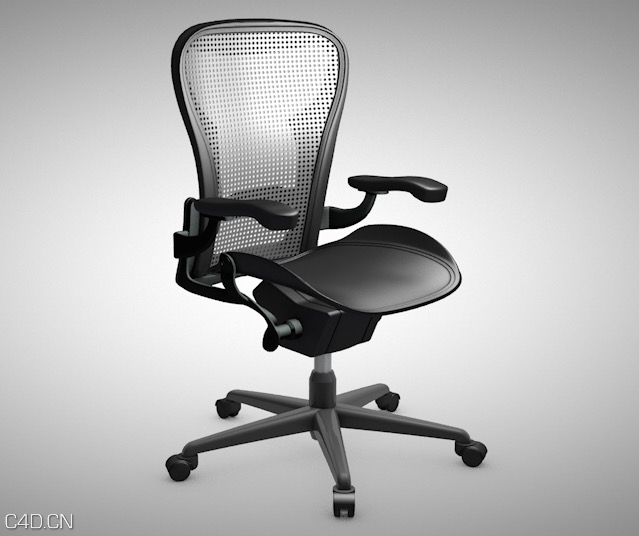时尚办公椅C4D模型 Office chair 3d model - C4D之家 - cinema4d_ 2016-03-16 21.46.37.jpg