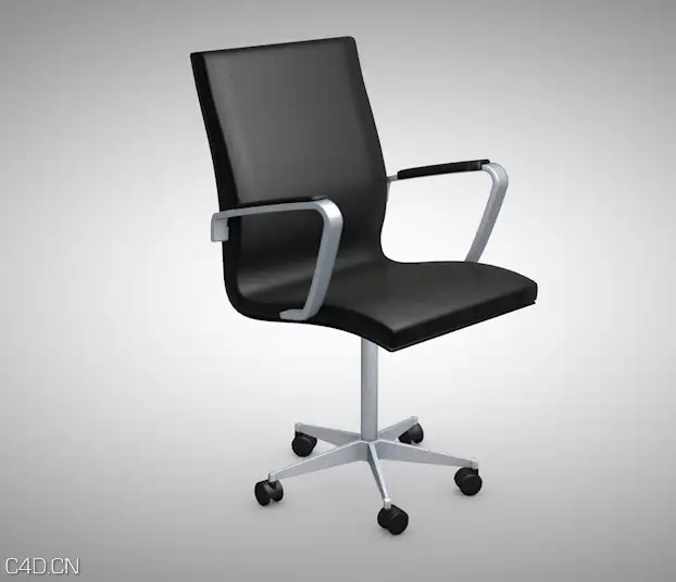 黑色转椅 办公椅 转轮椅C4D模型 Office chair 3D model - C4D之家 - cinema4d_ 2016-03-16 22.42.48.jpg