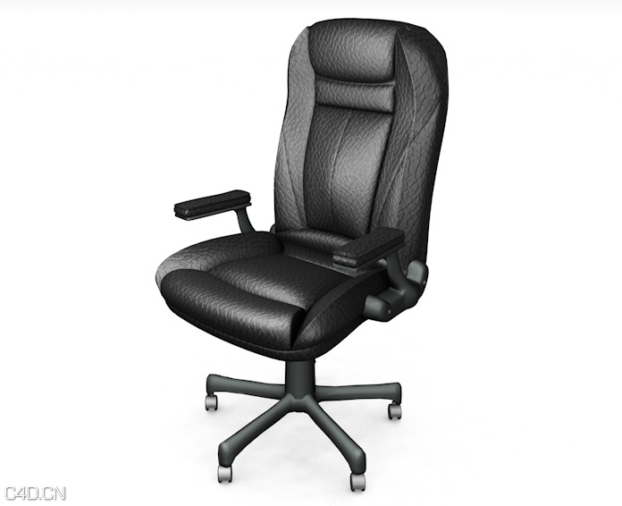 办公椅 时尚转椅 黑色皮椅 老板椅C4D模型 Office chair 3D model - C4D之家 - cinema4d_ 2016-03-17 00.33.17.jpg