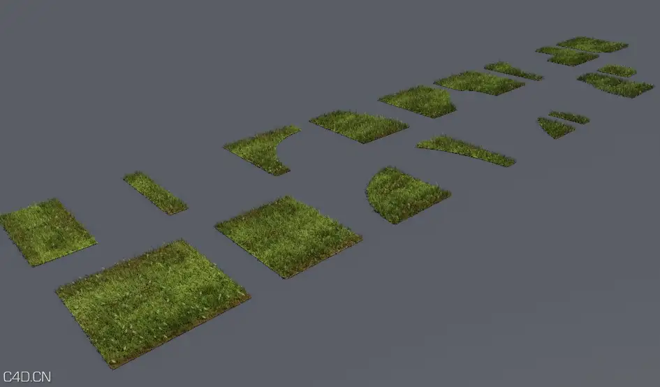 草坪块、绿化草地C4D模型 Lawn 3D model - C4D之家 - cinema4d_ 2016-03-26 22.10.14.jpg