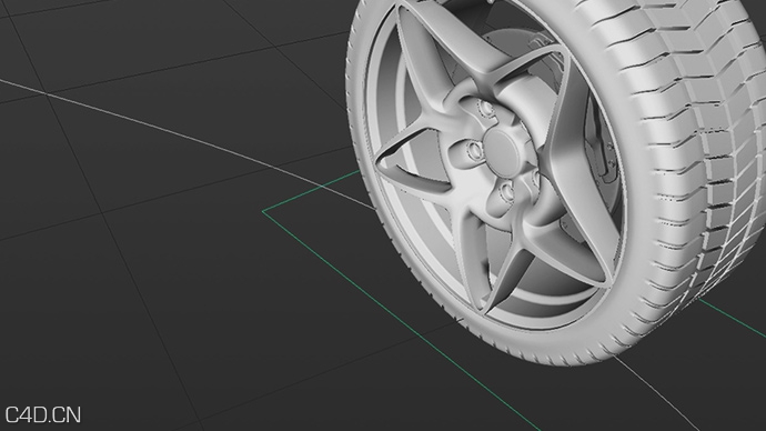C4D使用XPRESSO计算汽车轮胎转动教程 CALCULATING WHEEL SPIN WITH XPRESSO TUTORIAL