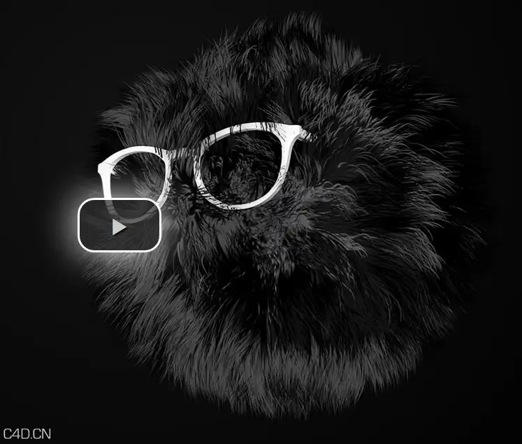 C4D毛发教程：刷出毛球动画中文视频教程 - C4D之家 - cinema4d_ 2016-03-27 23.38.01.jpg
