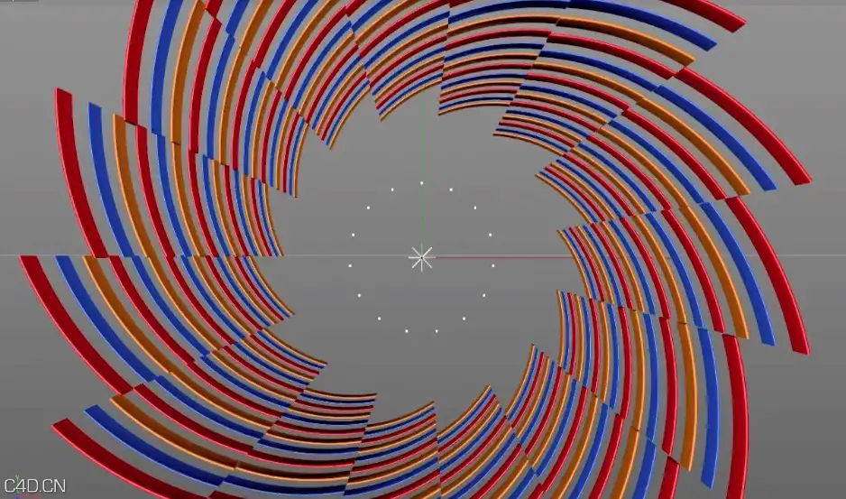 C4D运动图形教程：制作克隆制作编织的隧道旋转动画教程 - C4D之家 - cinema4d_ 2016-03-28 15.25.01.jpg