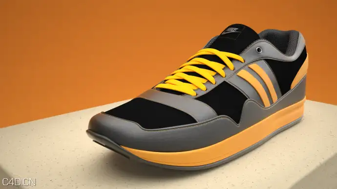 C4D《特效研究所第四期》：运动鞋材质渲染中文视频教程 - C4D之家 - 1458820545_90666.png