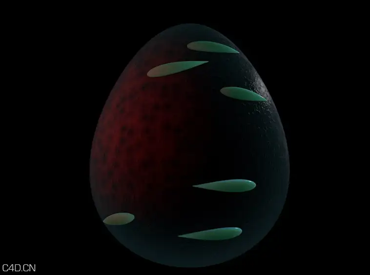 C4D物体随模型旋转动画工程文件 Objects Across
