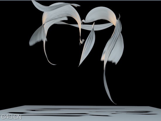 C4D布料变换动画工程文件 Organic Backplate