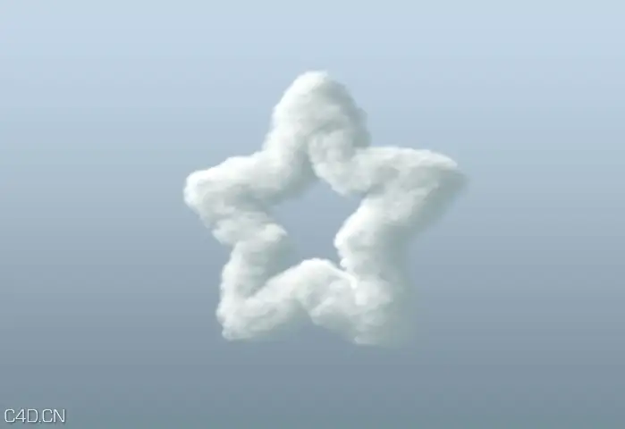 C4D利用TFD烟雾插件制作的云朵和五星状的云朵工程文件 - C4D之家 - cinema4d_ 2016-04-01 22.15.26.jpg