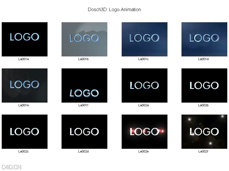 C4D LOGO动画工程文件 DOSCH 3D Logo Animations Full C4D/3DS/OBJ/LWS/LWO - C4D之家 - D3D-LA-1.jpg