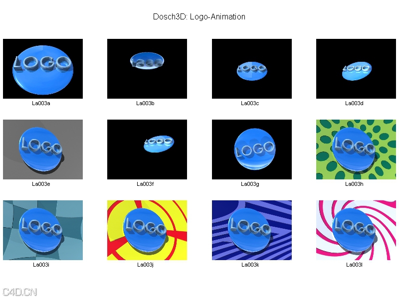 C4D LOGO动画工程文件 DOSCH 3D Logo Animations Full C4D/3DS/OBJ/LWS/LWO - C4D之家 - D3D-LA-2.jpg