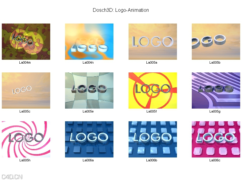 C4D LOGO动画工程文件 DOSCH 3D Logo Animations Full C4D/3DS/OBJ/LWS/LWO - C4D之家 - D3D-LA-4.jpg