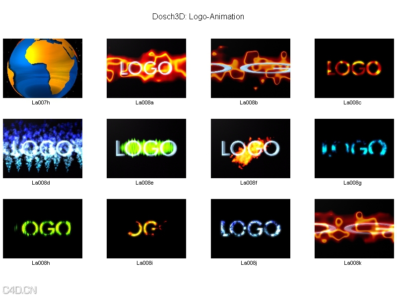 C4D LOGO动画工程文件 DOSCH 3D Logo Animations Full C4D/3DS/OBJ/LWS/LWO - C4D之家 - D3D-LA-6.jpg