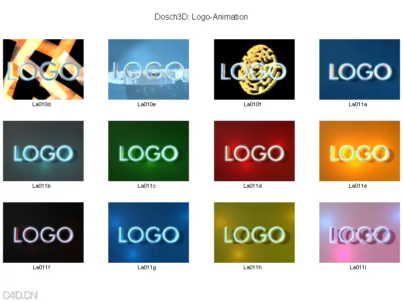 C4D LOGO动画工程文件 DOSCH 3D Logo Animations Full C4D/3DS/OBJ/LWS/LWO - C4D之家 - D3D-LA-8.jpg