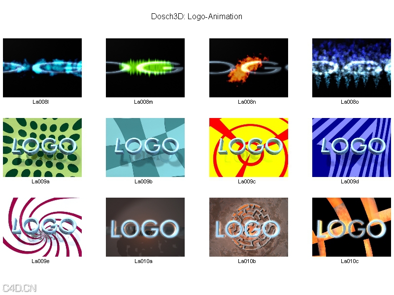 C4D LOGO动画工程文件 DOSCH 3D Logo Animations Full C4D/3DS/OBJ/LWS/LWO - C4D之家 - D3D-LA-7.jpg