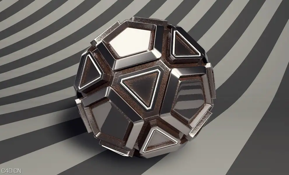 C4D制作金属产生铁锈和污垢的材质反射通道教程 - C4D之家 - Screenshot_2-991x600.jpg