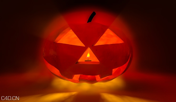 万圣节南瓜灯C4D模型 Pumpkin 3d model - C4D之家 - Pumpkin.jpg