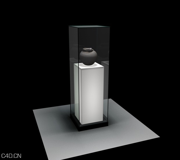 文物展柜C4D模型 陶罐玻璃柜 Showcase - C4D之家 - cinema4d_ 2016-04-23 13.29.45.jpg