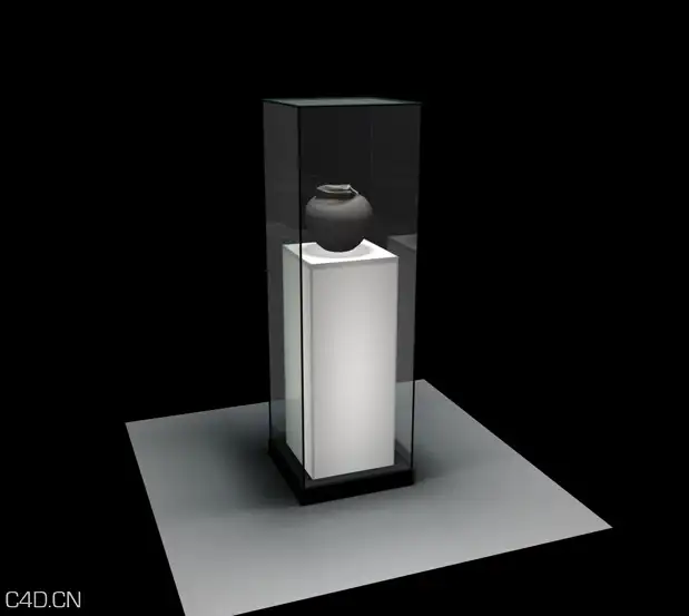 文物展柜C4D模型 陶罐玻璃柜 Showcase - C4D之家 - cinema4d_ 2016-04-23 13.29.45.jpg