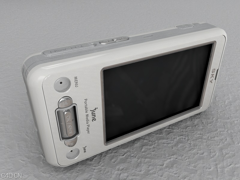 韩国SKY U-100滑盖手机C4D模型 U-100 advanced