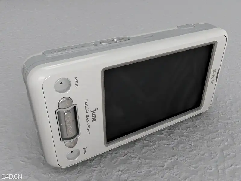 韩国SKY U-100滑盖手机C4D模型 U-100 advanced