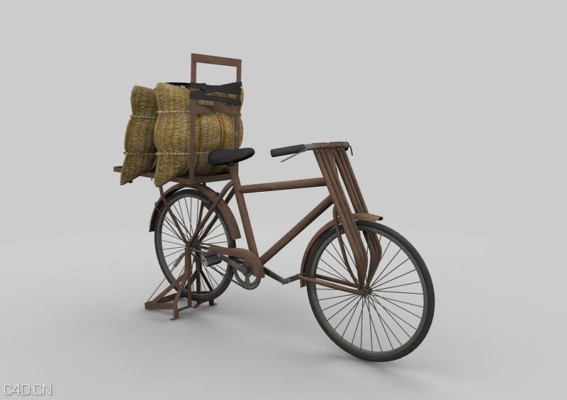 自行车C4D模型 Bicycle 3d model - C4D之家 - Bicycle.jpg