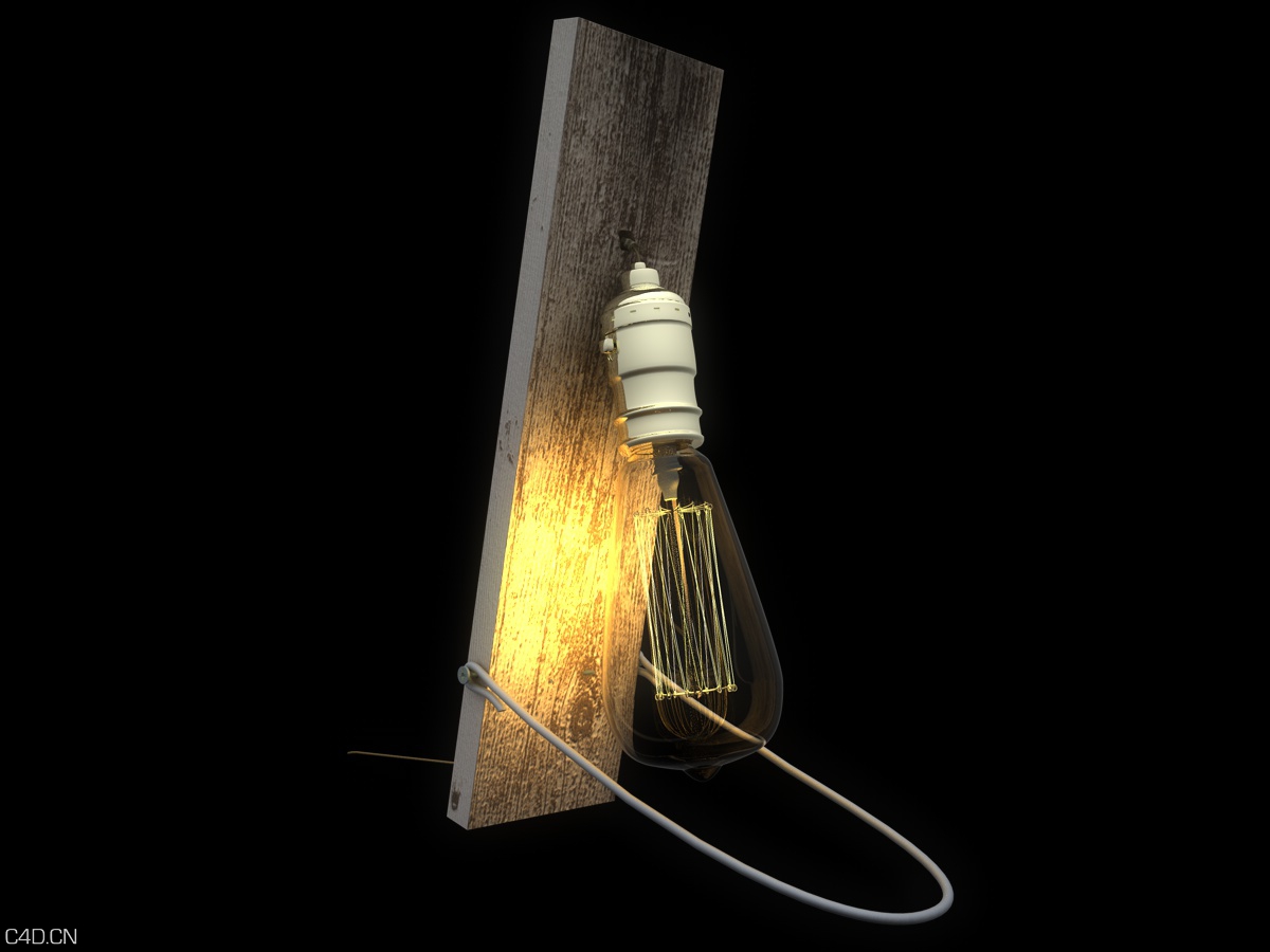 爱迪生光源复古灯泡C4D模型 Edison Lamp 3d model - C4D之家 - Edison_Lamp.jpg