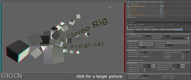 C4D创建立体电影预设工程 SV Stereo Rig PRO v5.3 - C4D之家 - SV_StereoRigPro_v53_small.jpg