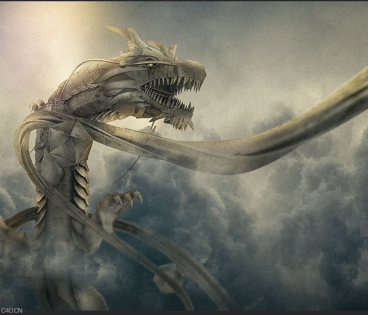 原创作品神龙建模到banner设计 - C4D之家 - c4d_07.jpg